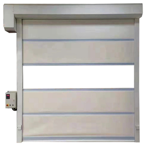 Porta Avvolgibile Rapida Automatica <span class=keywords><strong>in</strong></span> <span class=keywords><strong>PVC</strong></span> ad Alta Velocità con Finestra Trasparente <span class=keywords><strong>in</strong></span> Tessuto - Product Image 4