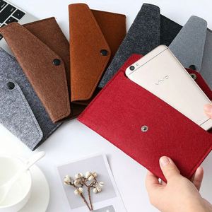 Cheap Felt Purse Wallet Storage Bag Colorful Cash Card Holder <b>Glasses</b> Mobile Phone <b>Case</b> <b>for</b> Women - Product Image 3