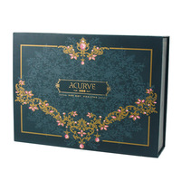 Elegante Scatola Rigida Magnetica a Forma di Libro con Design in Rilievo per Confezioni Regalo e Gioielli