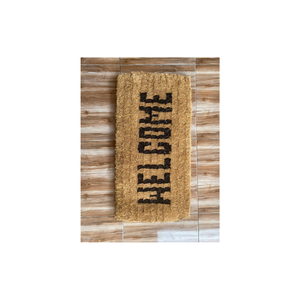 Alfombrillas Modernas Ecológicas de Fibra de Coco con Rayas, Anudadas a Mano, Duraderas, Resistentes, con Textura, Base de Látex Extra Gruesa, para Uso en el Hogar y Hoteles - Product Image 1