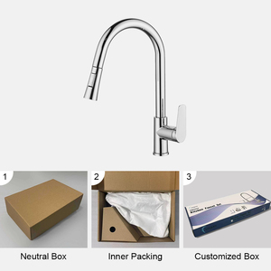 Rubinetto da <span class=keywords><strong>cucina</strong></span> moderno con finitura cromata, valvola in ceramica PPA in zinco, <span class=keywords><strong>doccetta</strong></span> estraibile a 2 funzioni, montaggio su piano <span class=keywords><strong>per</strong></span> <span class=keywords><strong>lavello</strong></span> da <span class=keywords><strong>cucina</strong></span> - Product Image 4