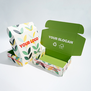 Caja de Cartón Corrugado Personalizada con Impresión, Tipo E Flute, para Envíos Postales, Aéreos y por Correo, Ecológica, Reciclable, Plegable, para Ropa, Cosméticos, Regalos y Envíos Express - Product Image 1