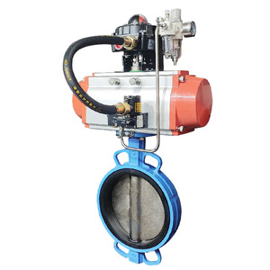 Válvula de mariposa neumática D671X DN125 para aplicación de agua a temperatura normal - Product Image 1