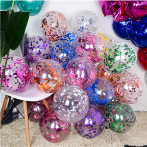 Globo ecológico con lentejuelas de 30cm para fiestas de <span class=keywords><strong>cumpleaños</strong></span> y bodas, decoraciones de globos de boda al por mayor - Product Image 2