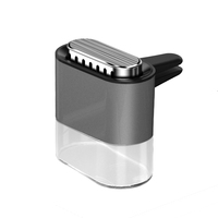 Diffuseur de parfum liquide écologique de luxe pour voiture, flacon vide en verre de 5 ml à clipser sur grille d'aération, accessoires intérieurs, parfum Cologne/Fleur.