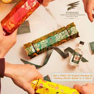 Empaque Personalizado para Dulces y Bebidas Navideños, Tipo <span class=keywords><strong>Bon</strong></span> <span class=keywords><strong>Bon</strong></span> y Cracker, con Broches, para Miniaturas de Belleza, Directo de Fábrica - Product Image 5