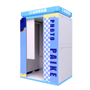 Customizable Portable Selfie Station Kiosk Photo Booth Vending Machine with Coin Pusher Customizable Enclosure - Product Image 1
