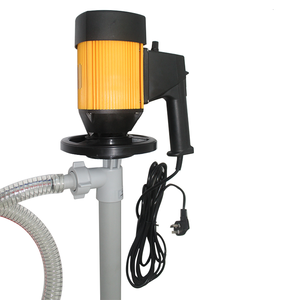 משאבת תוף חשמלית ניידת 220V מפלדת אל-חלד בעלת צמיגות גבוהה עם מנוע להעברת חומצה, סולר ושמן - Product Image 4