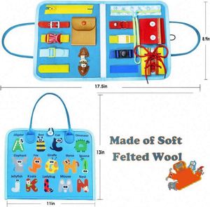 Juguetes Montessori para Niños de 1, 2, 3 y 4 Años, Tablero de Actividades Sensoriales para Niños Autistas - Product Image 5