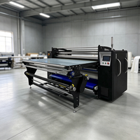 Presse à chaud rotative multicolore par sublimation 2,1 m pour transfert thermique continu sur fûts d'huile