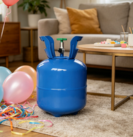 Tanque de Globos Desechable de Alta Capacidad de 13L para Globos de Látex y de Aluminio, Graduaciones, Cumpleaños y Celebraciones
