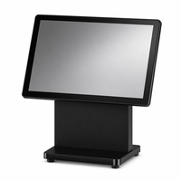 Sistema POS Q5 de Alto Rendimiento, Intel Core i5/i3, 8GB, 128GB, Pantalla Táctil de 14 Pulgadas, Caja Registradora con Pantalla LED8 para Clientes y WiFi