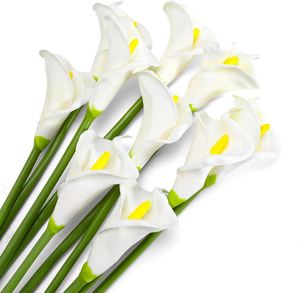 PU Realistic Large Size Magnolia <b>Artificial</b> <b>Flower</b> for Wedding Mother's Day & Thanksgiving Living Room Decoration - Product Image 2