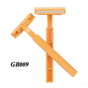<span class=keywords><strong>Maquinilla</strong></span> de Afeitar Desechable de Doble Hoja de Acero Inoxidable con Mango de Plástico para el Cuidado Personal Masculino - Product Image 1