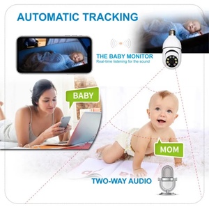 5G 3MP Bulb HD CCTV Wifi PTZ <b>Wireless</b> IP Surveillance Cameras Outdoor P2P AI Tracking Network <b>Security</b> E27 Light Bulb <b>Camera</b> 360 - Product Image 4