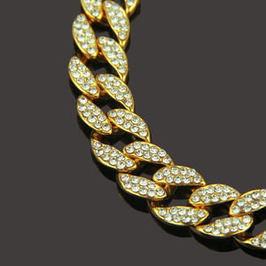 Hip Hop <b>Set</b> Cuban <b>Bracelet</b> <b>Bracelet</b> Trendy Men's Jewelry - Product Image 4