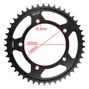 Pièces détachées de moto pignon arrière 525-45T pour Suzuki GSX-R600 GSX-R750 DL1050 pour <span class=keywords><strong>Triump</strong></span> 600 Daytona 650 Daytona 600TT - Product Image 1