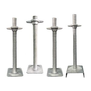 <span class=keywords><strong>Échafaudage</strong></span> peint galvanisé Ajuster les jambes Base à vis solide <span class=keywords><strong>Échafaudage</strong></span> Base réglable Jack - Product Image 1
