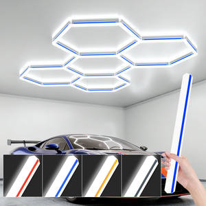 LED Su Geçirmez Tavan Lambaları Berber Dükkanı Spor Salonu Garaj 14 Bölmeli Sistem - Product Image 2