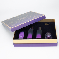 Caja de Regalo de Perfume de Lujo con Logotipo Personalizado, Caja Rígida Cosmética Reciclada con Impresión UV y Estampado Dorado, Laminación Mate