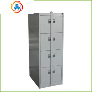 Meubles de bureau, classeur à cartes métalliques, armoire en acier à 4 tiroirs, classeur vertical - Product Image 1