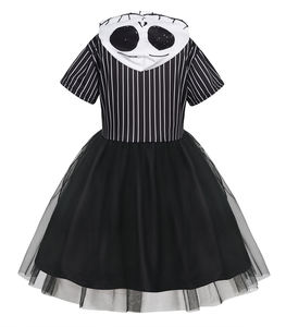 Pesadilla antes <span class=keywords><strong>de</strong></span> Navidad para niñas, vestido <span class=keywords><strong>de</strong></span> tul con capucha inspirado en <span class=keywords><strong>Jack</strong></span> Skellington, disfraz <span class=keywords><strong>de</strong></span> princesa para Halloween, disfraz <span class=keywords><strong>de</strong></span> TV y película - Product Image 4