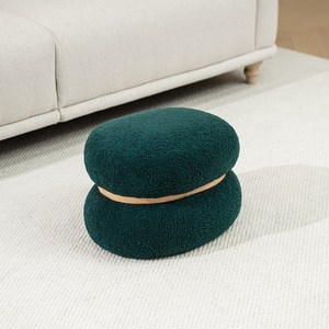 Bailey Mobilier Moderne Lounge Puff Tabouret De Luxe Rose Rouge <span class=keywords><strong>Beige</strong></span> Noir Bleu Velours Ovale <span class=keywords><strong>Pouf</strong></span> Chaise Siège - Product Image 2