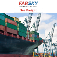 Farsky Logistics LCL+Express Conteneur maritime vers l'Allemagne Europe avec service DDP/DDU Assurance incluse