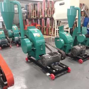 Máy nghiền búa để chế biến Ngô trấu thức ăn gia súc lợn Máy Nghiền Thức Ăn 220V động cơ năng lực khác nhau có sẵn để bán - Product Image 4