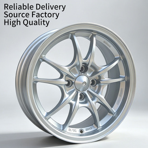 Jantes FLowtone Wheels HR ET35 neuves de 15 pouces 4x100, jantes de voiture en aluminium à cinq branches pour Honda Civic Fit Toyota Corolla Vios Yaris - Product Image 1