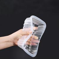 Barquette en plastique PP jetable, compatible micro-ondes, pour aliments frais, viande, fruits de mer, plats préparés, salades