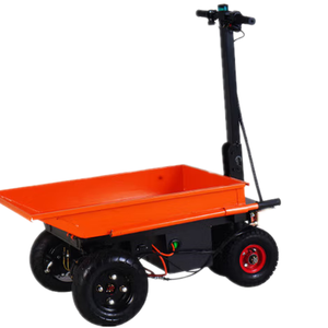 Chariot plat électrique portatif petit véhicule mobile pour l'équipement de manutention de cargaison accessible par ascenseur de décorations de tuiles - Product Image 3