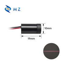 Nouveau module de diode laser à ligne rouge compact et réglable, 660 nm, D10 mm, 50 mW, 100 mW, 3 V, haute précision, laser de ligne de qualité industrielle