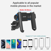 Support de fixation pour trottinette électrique ODIER, support de téléphone portable pour vélo, moto, vélo électrique, avec système de verrouillage Push Lock