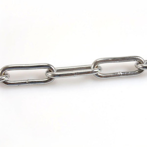 야외용 강철 대형 개 고정 체인 (50-150파운드 대형견용) 6피트 크롬 도금 친환경 - Product Image 6