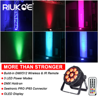 Batterie RGBW Mini DJ lavage DMX Parcan éclairage de scène IP65 extérieur étanche LED Par lumière