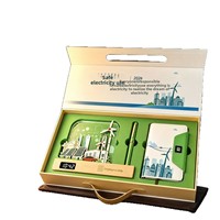 Set Hadiah Penghargaan Tonggak Sejarah: Jam Digital Akrilik, Pena, Buku Catatan, Dekorasi Meja, Hadiah Dekade, Penghargaan Akademi, Paket Hadiah, Pesan Ulang