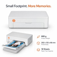 Printer Foto Portabel Uyin Z11 6 Inci WiFi USB 300 DPI Dye Sublimation dengan Baterai 4700mAh untuk Penggunaan di Rumah dengan Baterai Terpasang