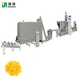 Ligne <span class=keywords><strong>de</strong></span> production complète <span class=keywords><strong>de</strong></span> pâtes commerciales à haut rendement avec extrudeuse à vis simple, sécheur, refroidisseur et machine à former les pâtes en spirale, en coquille et en tube - Product Image 6