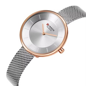 Montre à quartz ultra-fine et minimaliste pour femme, bracelet en acier inoxydable, étanche 30M, élégante et décontractée - Product Image 6