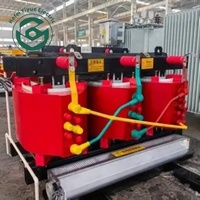 Transformateur de puissance triphasé sec SCB13 63 kVA 10 kV 0,4 kV en résine coulée