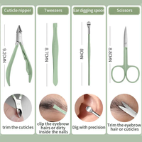 Kits de cadeau d'outils de toilettage d'ongles d'acier inoxydable de mode 18pcs ensemble de manucure et de pédicure avec la boîte magnétique