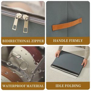 Conteneur de rangement pliable OEM pour économiser de l'espace, en tissu Oxford, boîtes de rangement pour chaussures, organisateur de chaussures avec couvercle transparent - Product Image 6