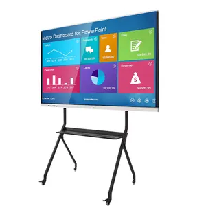 Konferenz digitaler Touchscreen 65-Zoll-Flachbildschirm Alles in einem interaktiven Touch-Whiteboard