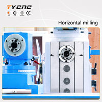 Machine à fraiser horizontale universelle TYCNC X6032, machine à fraiser manuelle pour l'usinage en atelier