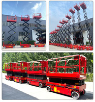 Plataforma Elevadora de Tijera Móvil de 6m, 8m, 10m de Fábrica China, Ideal para Proyectos de Reemplazo de Techos en Invernaderos y Granjas