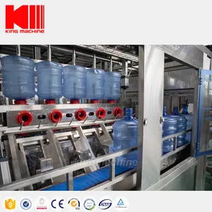 Machine de Production d'eau minérale Pure, pot de ligne de 20 litres, pour laver, remplissage et remplissage, 2 ou 5 gallons