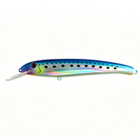 Leurre Minnow Lanquan de Haute Qualité 48g 190mm, Leurres de Pêche Personnalisés pour Eau Salée LQ1259