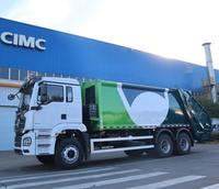 Camion compacteur de déchets hydraulique CIMC 20 CBM à chargement arrière, conception robuste pour la collecte des ordures
