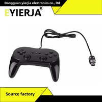 Manette de jeu filaire Pro de deuxième génération pour Wii avec fonction de vibration et design de joystick pour la vente en gros